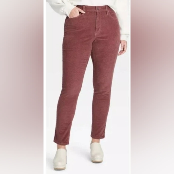 Brown corduroy Universal Thread size 18/34R stretchy - Picture 1 of 7